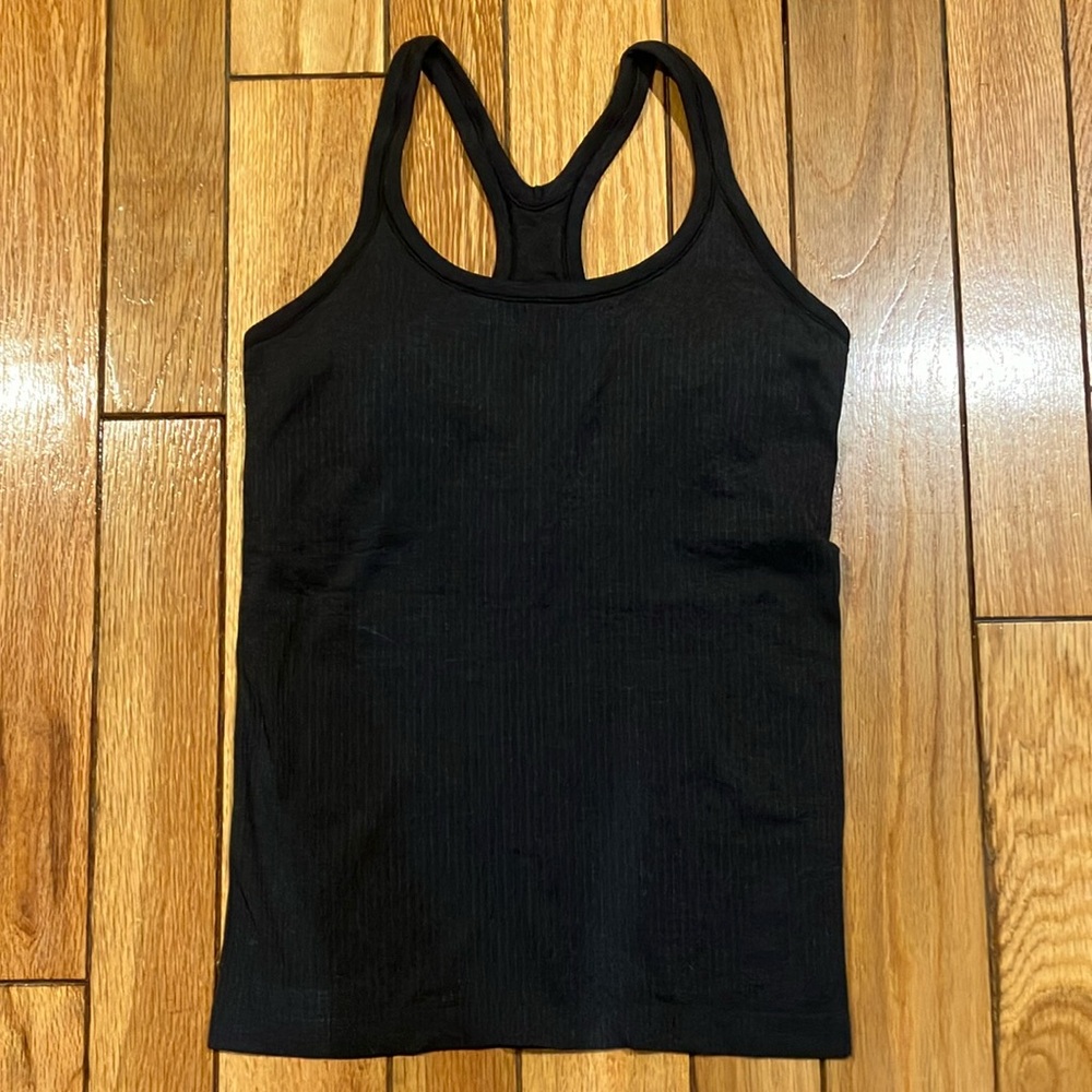 Lululemon Black Tank Top size 8